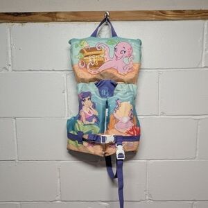 Infant Kids Girls Mermaid Swim Life Jacket <50 lbs Full Throttle